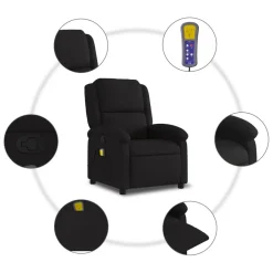 Sillón de masaje Caléndula reclinable 6 puntos 99,5x71x86,5 cm