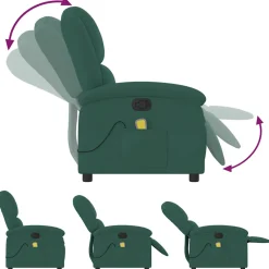 Sillón de masaje Ceiba reclinable 6 puntos con mando a distancia 99,5x71x86,5 cm