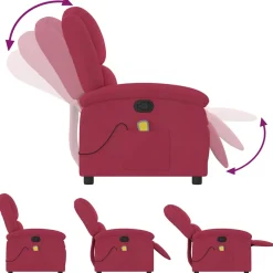 Sillón de masaje Ceiba reclinable 6 puntos con mando a distancia 99,5x71x86,5 cm