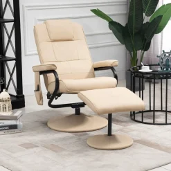Sillón de masaje eléctrico Homcom con reposapiés