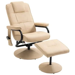 Sillón de masaje eléctrico Homcom con reposapiés
