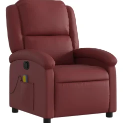 Sillón de masaje Ficus reclinable 6 puntos de masaje 99,5x71x86,5 cm