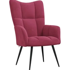Sillón Polks respaldo alto con reposabrazos 96,5x61x70 cm