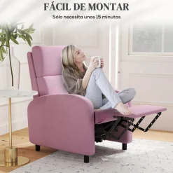 Sillón relax Balboa Homcom reclinable 102x64x86 cm