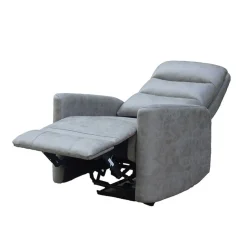 Sillón relax Cancún reclinable eléctrico cemento 103x78x93 cm
