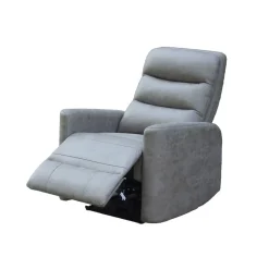 Sillón relax Cancún reclinable eléctrico cemento 103x78x93 cm
