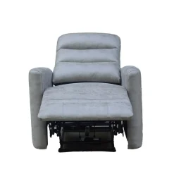 Sillón relax Cancún reclinable eléctrico cemento 103x78x93 cm