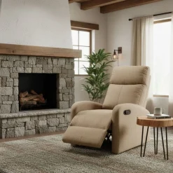 Sillón relax eléctrico Fiorentino diseño reclinable 99x95x95 cm