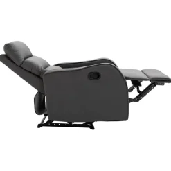 Sillón relax Homcom reclinación manual+reposapiés retráctil 100x65x89 cm