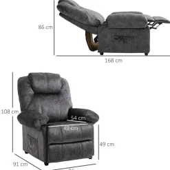 Sillón relax Homcom reclinable