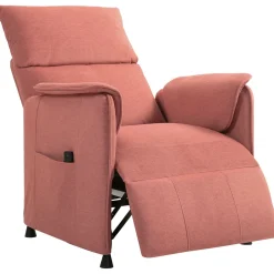 Sillón Rui Homcom reclinable con reposapiés 104x80x83 cm