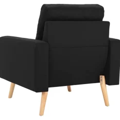 Sillón Travis tapizado tela 80x77x71 cm