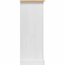 Sinfonier Adriana 5 cajones blanco/natural 103x53x39 cm