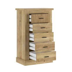 Sinfonier Rapid 5 cajones natural 107x66x39,6 cm