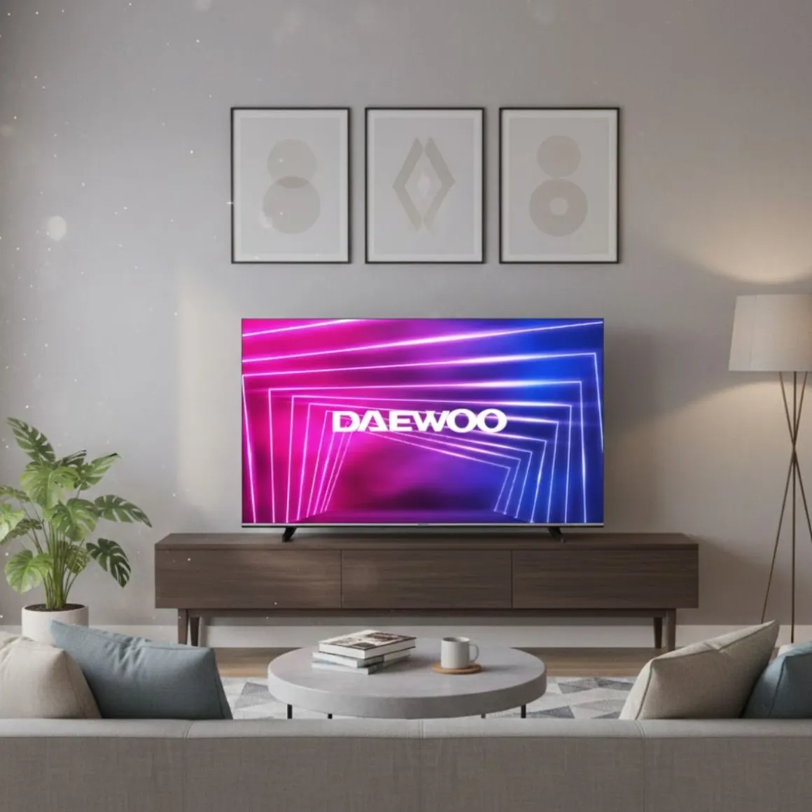 Smart TV Daewoo 50DM55QV 50" 4K QLED VIDAA D negro