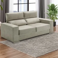 Sofá Alice Velare 3 plazas respaldo reclinable 100x180x85 cm
