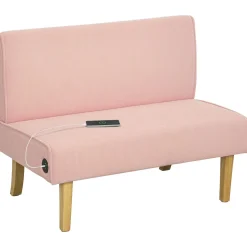 Sofá Ambar Homcom 2 plazas con 2 puertos de carga USB-C 85x110x60 cm