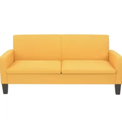 Sofá Anne 3 plazas tela 76x180x65 cm