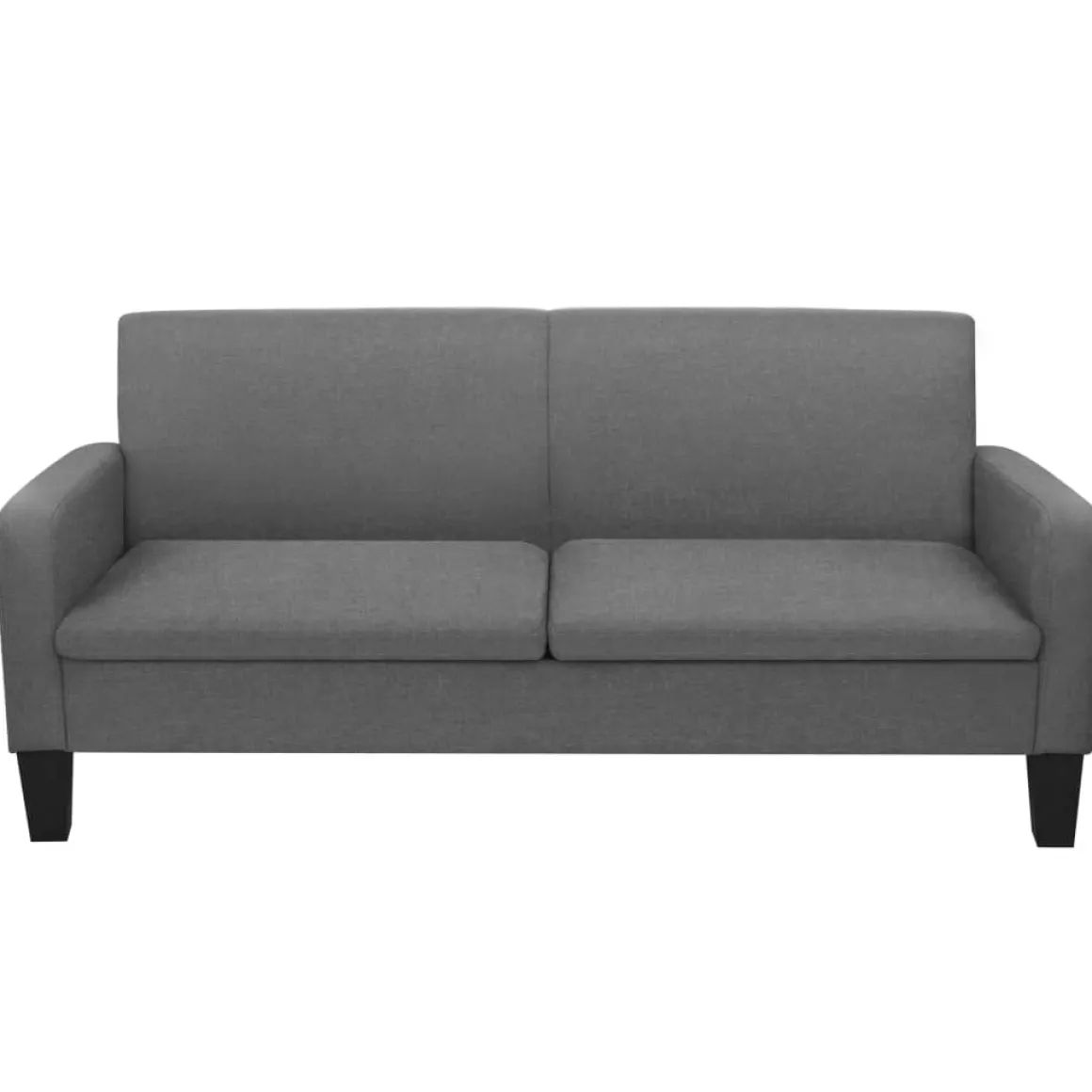 Sofá Anne 3 plazas tela 76x180x65 cm