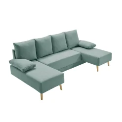 Sofá cama chaiselongue Signature 4 plazas 5 en 1 con arcón 98x260x153 cm
