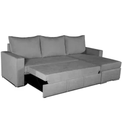 Sofá cama con chaiselongue Saint-Tropez 95x252x153 cm