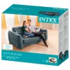 Sofá cama hinchable Intex 2 usuarios gris carbón 66x203x224 cm