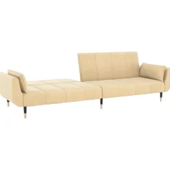 Sofá cama Hirina 2 plazas respaldo ajustable con almohadas 69x220x84,5 cm