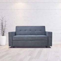 Sofá cama Izan gris 93x167x90 cm