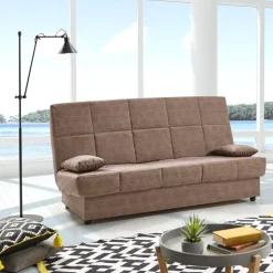 Sofá cama Julieta 3 plazas sistema clic clac 85x184x75 cm