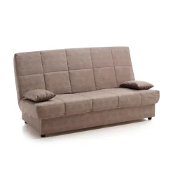 Sofá cama Julieta 3 plazas sistema clic clac 85x184x75 cm