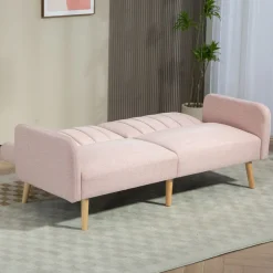Sofá cama Zoisita Homcom 2 plazas respaldo ajustable 73x173x75 cm