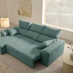 Sofá chaiselongue Armonía Premium 3 plazas reclinable y deslizante 102x235x148 cm
