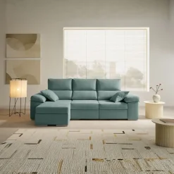 Sofá chaiselongue Armonía Premium 3 plazas reclinable y deslizante 102x235x148 cm