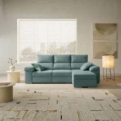 Sofá chaiselongue Armonía Premium 3 plazas reclinable y deslizante 102x235x148 cm