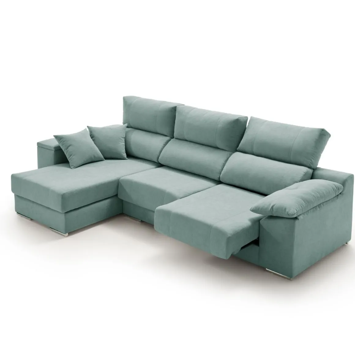 Sofá chaiselongue Corsa 3 plazas reclinable y deslizante 105x294x160 cm