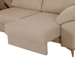 Sofá chaiselongue Elegance 3 plazas convertible en cama 110x285x150 cm