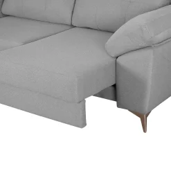 Sofá chaiselongue Elegance 3 plazas convertible en cama 110x285x150 cm