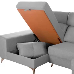 Sofá chaiselongue Elegance 3 plazas convertible en cama 110x285x150 cm
