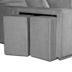 Sofá chaiselongue Marbella 3 plazas reclinable y deslizante 100x225x140 cm