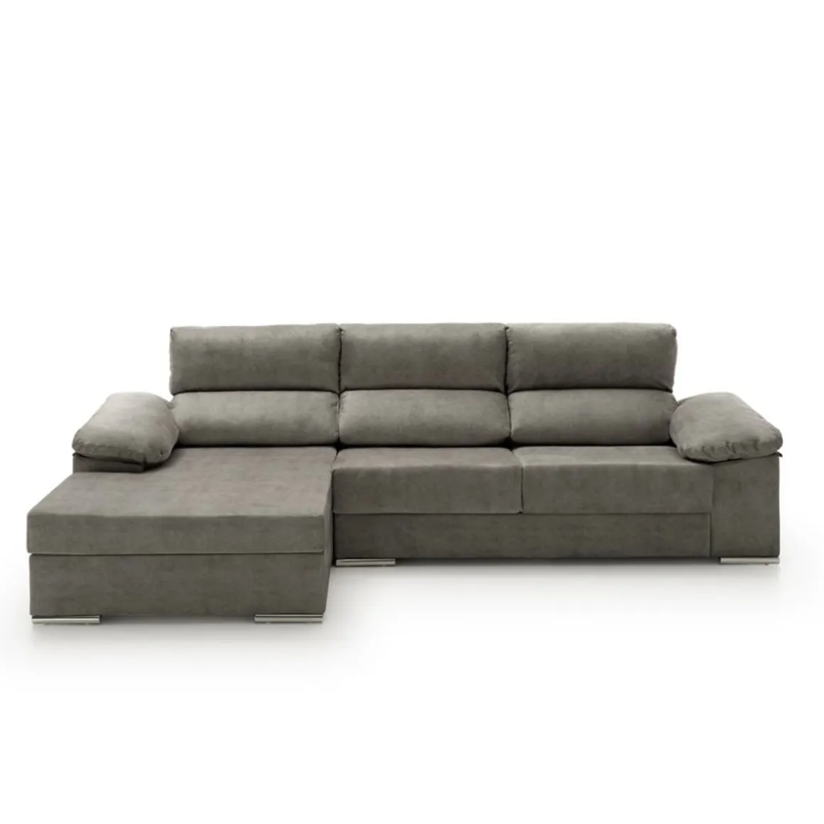 Sofá chaiselongue Melissa Velare 3 plazas reclinable + deslizante 105x265x160 cm