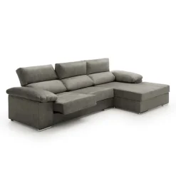 Sofá chaiselongue Melissa Velare 3 plazas reclinable + deslizante 105x265x160 cm