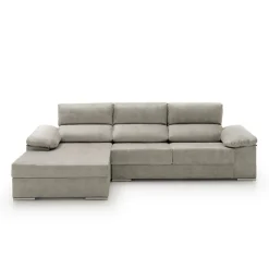 Sofá chaiselongue Melissa Velare 3 plazas reclinable + deslizante 105x265x160 cm