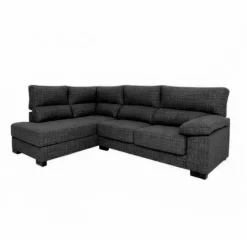 Sofá chaiselongue Meridien 3 plazas deslizante + reclinable tela Sorrento 100x282x195 cm