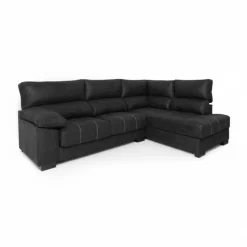 Sofá chaiselongue Meridien 3 plazas deslizante + reclinable tela Ópera 100x282x195 cm
