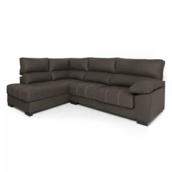 Sofá chaiselongue Meridien 3 plazas deslizante + reclinable tela Nevada 100x282x195 cm
