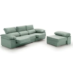Sofá chaiselongue reversible Anna Velare 3 plazas 102x260x150 cm