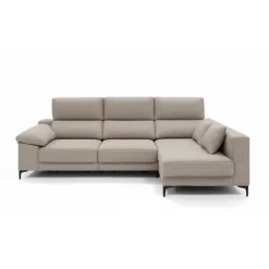 Sofá chaiselongue Santorini 3 plazas deslizante y reclinable tela Sorrento 275 cm