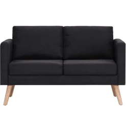 Sofá de 2 plazas Milo tapizado tela 73x116x70 cm