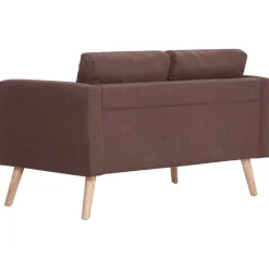 Sofá de 2 plazas Milo tapizado tela 73x116x70 cm