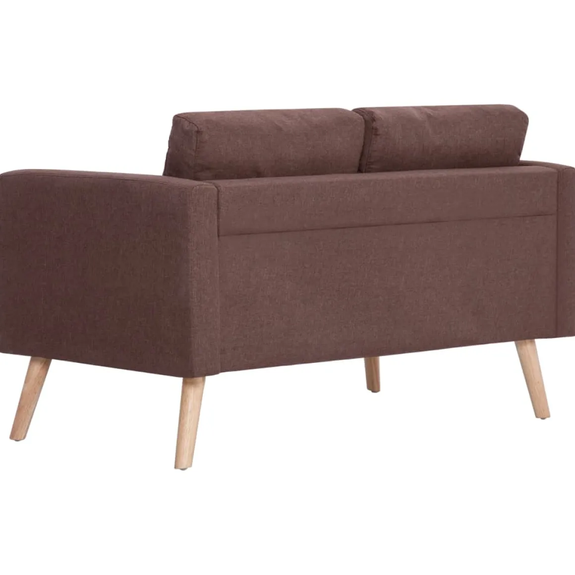 Sofá de 2 plazas Milo tapizado tela 73x116x70 cm